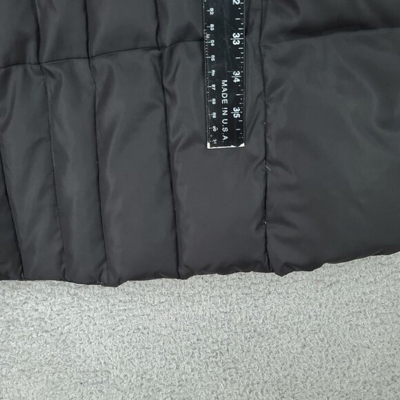 Marc New York Jacket Womens Xl Black Down Puffer Parka Hooded Faux Fur - Picture 10 of 13